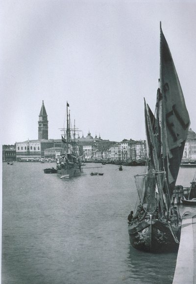 View of the Grand Canal by Italian Photographer